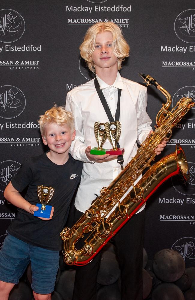 Ezekiel and Josiah Herrington at Mackay Eisteddfod 2022Picture: Michaela Harlow