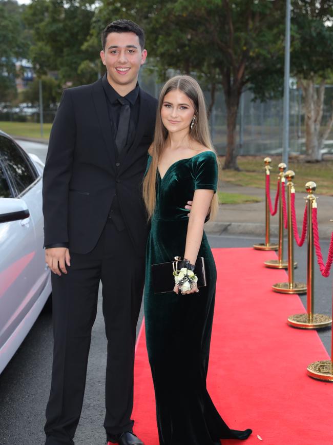Pacific Pines High formal, at the school. Nicholas Caputo and Lola Morley Picture Glenn Hampson