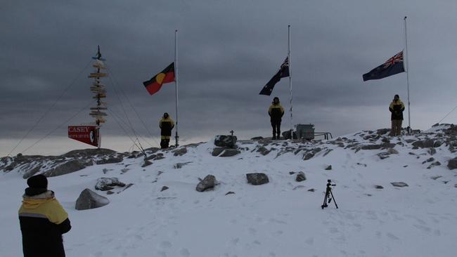 Commemorations for 89 explorers in the Australian Antarctic Division were different from the rest of the nation - they were able to gather, drink, play two-up, as the Antarctic region remains free from COVID-19 and the pandemic lockdown laws.