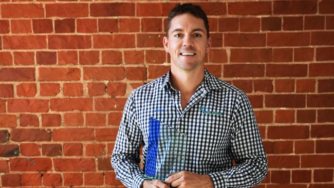 Local builder Boyd Hall has won the State Rising Star Award at Master Builders Awards.