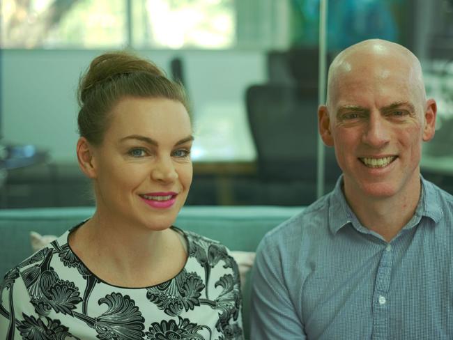 Castlepoint Systems co-founders Rachael Greaves and Gavin McKay. Source: Supplied.