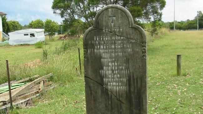 A small grave plot at Logan Reserve. PHOTO: Courtesy of David Horton and Kerry Raymond