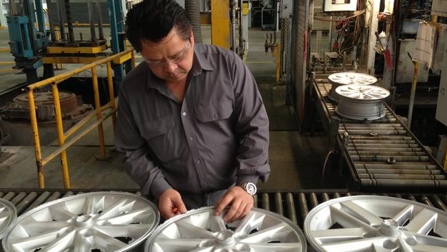 ROH Wheels production line (July 2014)
