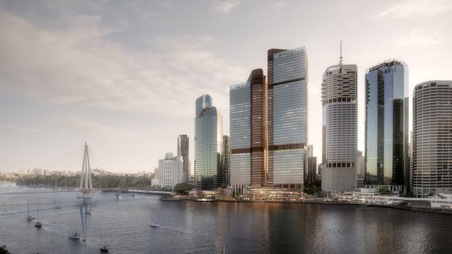 Dexus advances plans for a $2.1bn overhaul of the Eagle Street Pier and Waterfront Place precinct.