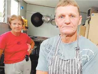 Lismore Soup Kitchen volunteers and friends of Mr Cloos, Margaret Lord and Colin Ellis, say drug overdoses in the Lismore region are not uncommon. Picture: Northern Star