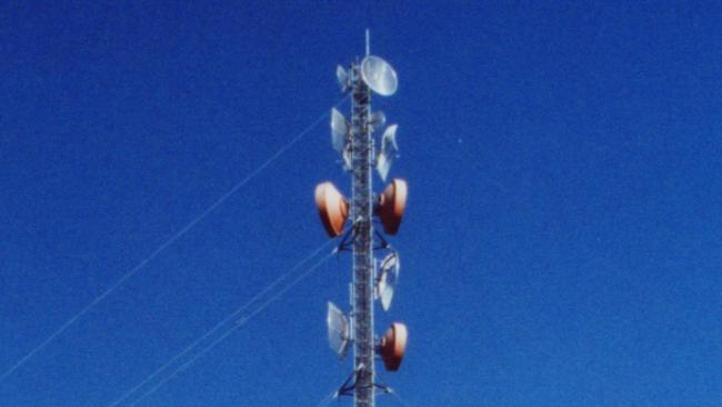 Telstra mobile phone tower in Augathella, Queensland.