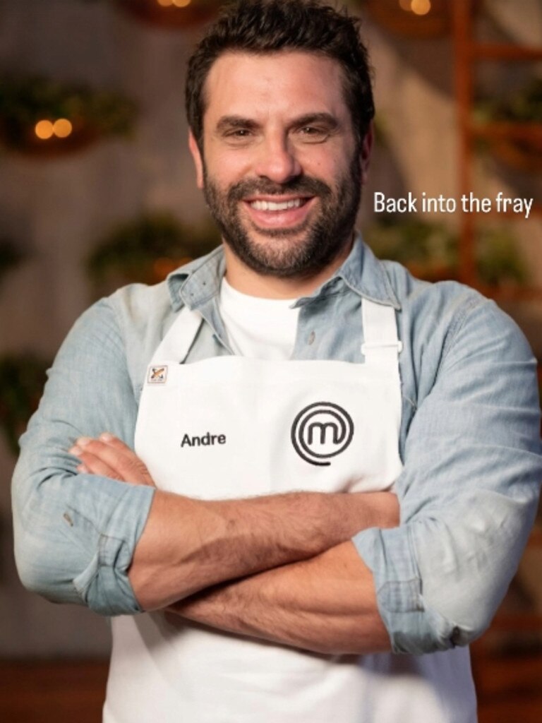 Returning MasterChef contestant Andre Ursini. Pics: Instagram.