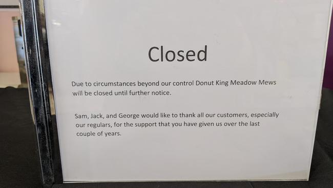 Donut King at Kings Meadows shopping centre Meadow Mews Plaza has recently closed. Picture: Alex Treacy