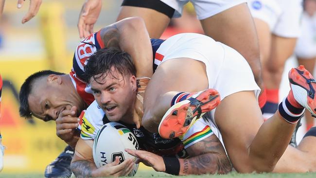 Egan crossed for a try and set up another.