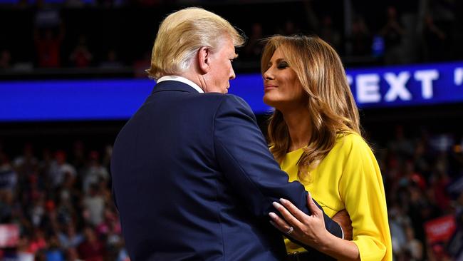 Michael Wolff’s book details an apparent ‘deal’ between Donald Trump and Melania about their marriage. Picture: AFP