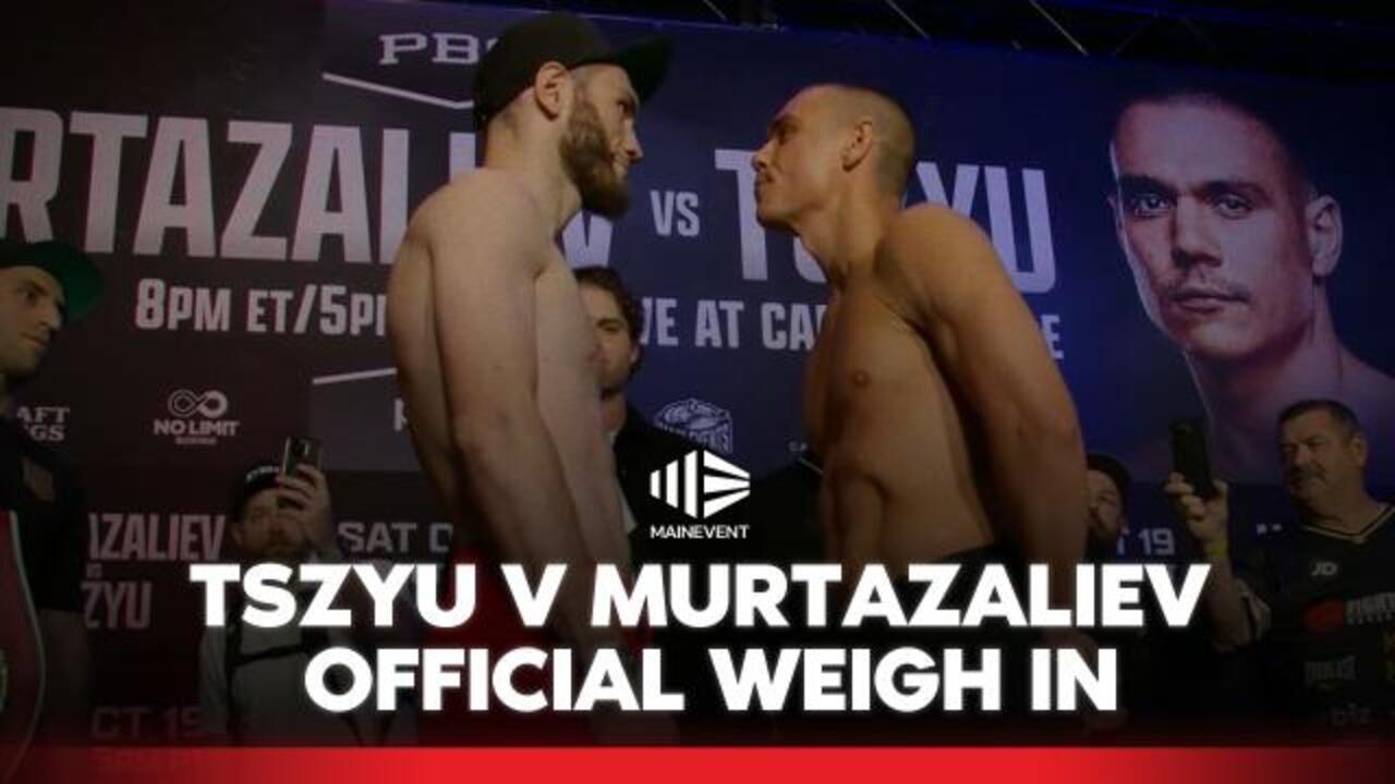 Tszyu v Murtazaliev | Official Weigh In