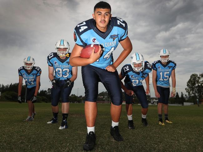 Jaylen Chan-Tung takes first step to the NRL. Picture: Glenn Hampson