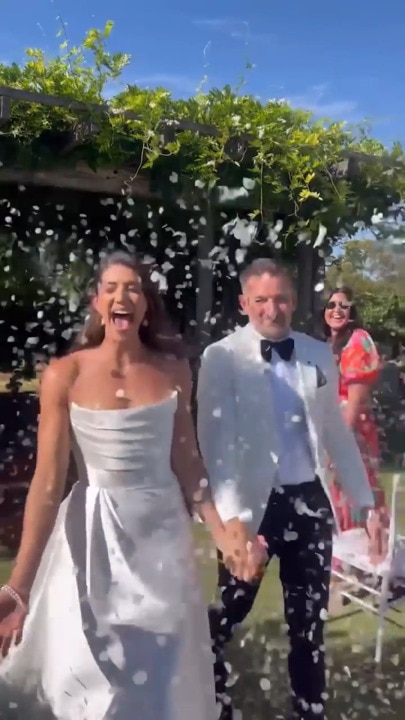 Stephanie Rice marries in dazzling ceremony