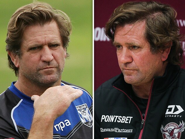 Des Hasler, former Canterbury coach, whose days at Manly seem numbered.