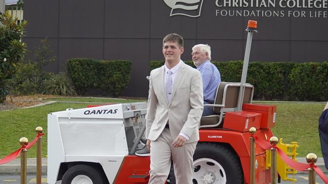 Liam at the Caloundra Christian College formal 2024