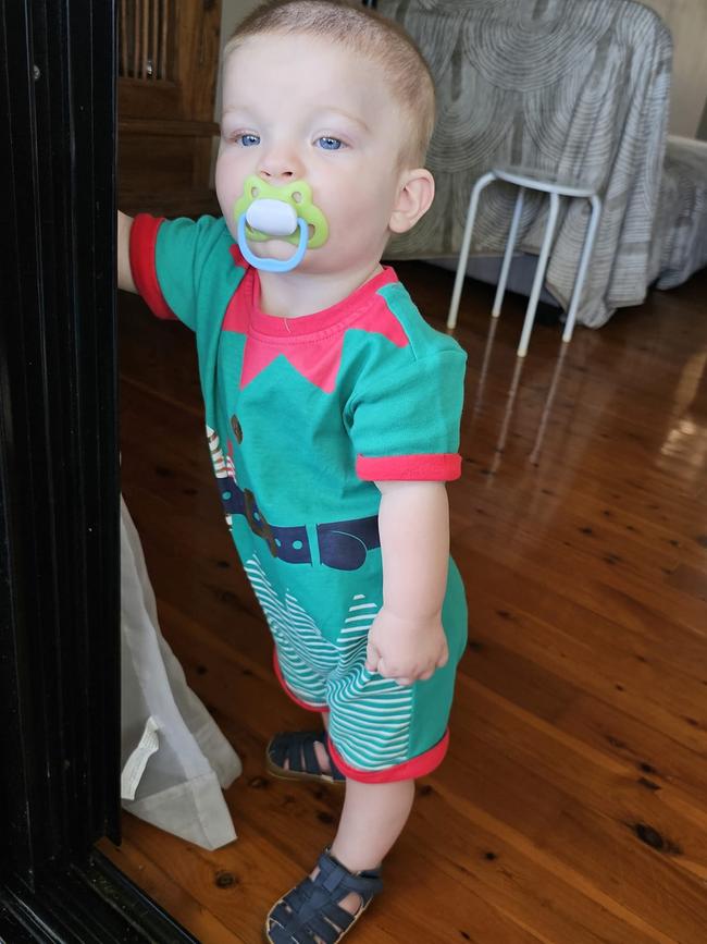 Adam Jnr - nominated for Ipswich's cutest toddler.