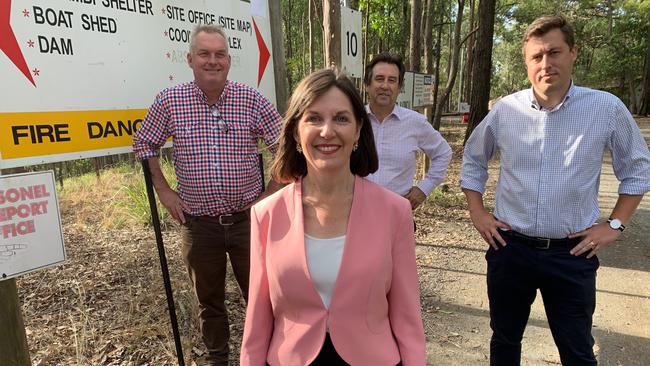 LNP candidate for Springwood Kirrily Boulton says she will give $500,000 to the Brisbane Regional Headquarters Rural Fire Brigade which patrols Mount Cotton.