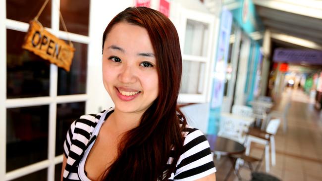 Angel Yeh, owner of Sweet Dessert Shop in Market Square Shopping Centre, Sunnybank. Picture: RICHARD WALKER