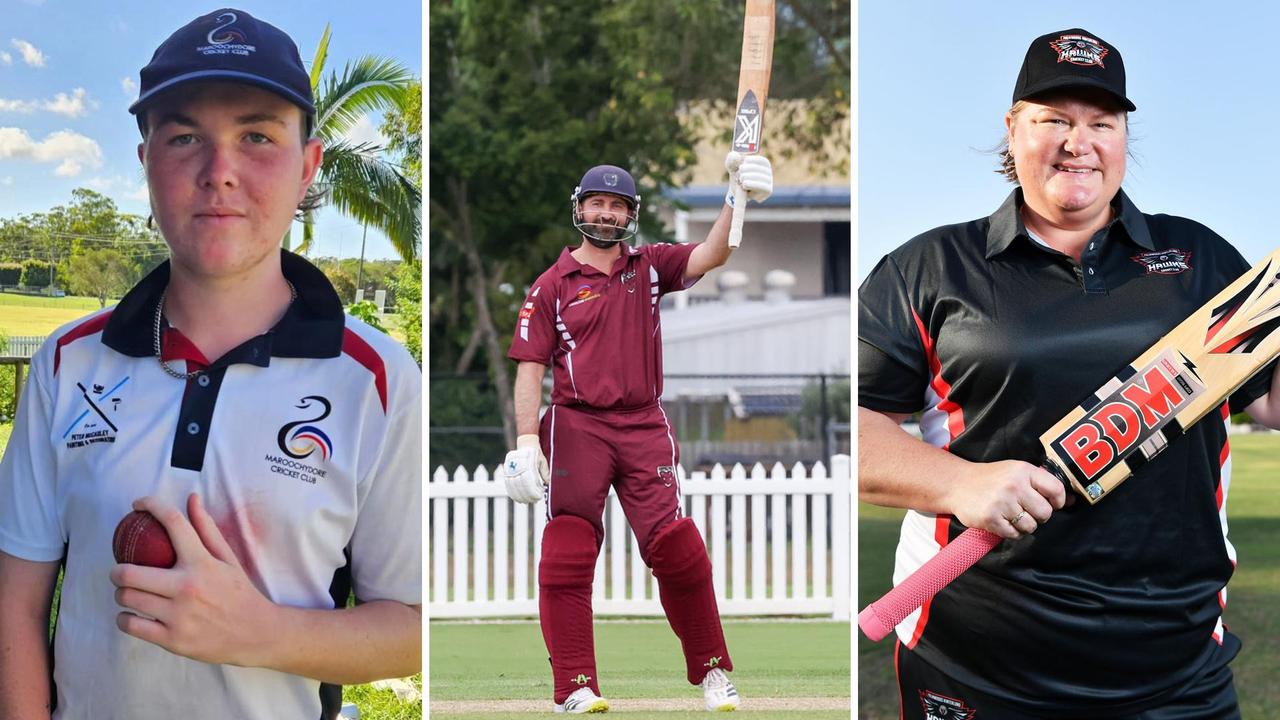 Some of the Sunshine Coast’s top performing cricketers of the 2023/24 season.