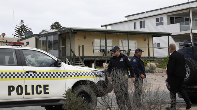 The Venus Bay home Peter Hiller was found in. Picture: Robert Lang