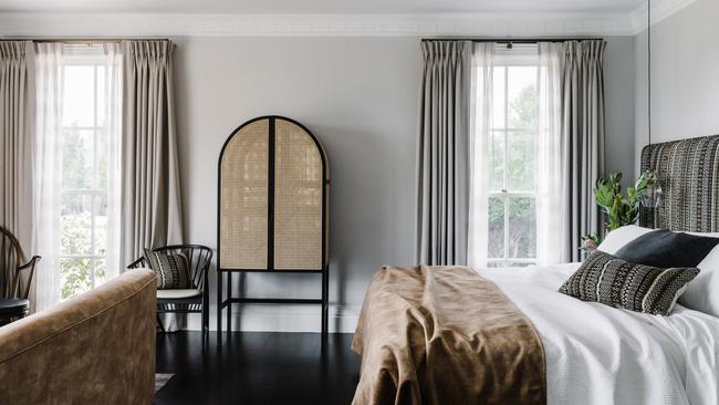 One of the ensuite guestrooms at Dairy Flat Farm.