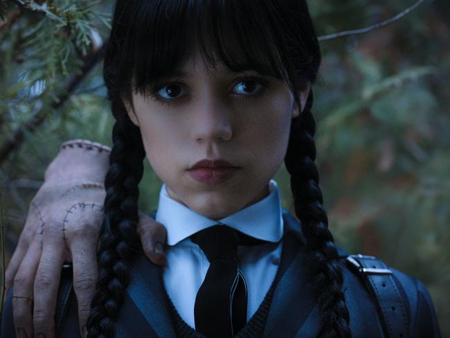 Jenna Ortega stars as Wednesday Addams. Picture: Netflix © 2022