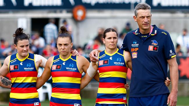 Chelsea Randall (2R) and Matthew Clarke (R) have signed on. Picture: Getty Images