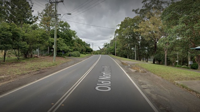 Road where a 76-year-old woman was hit by a car in Dural on Wednesday morning. Picture: Google