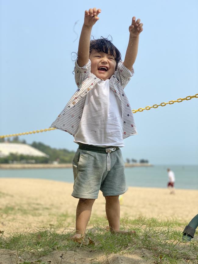 Shahas Manangthen enjoys being in nature. Picture: Sandesh Gurung