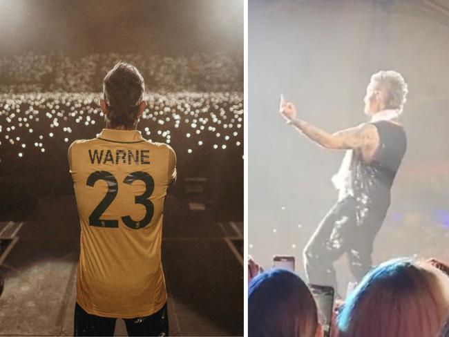 Lovely scenes from Robbie Williams. Photo: Twitter