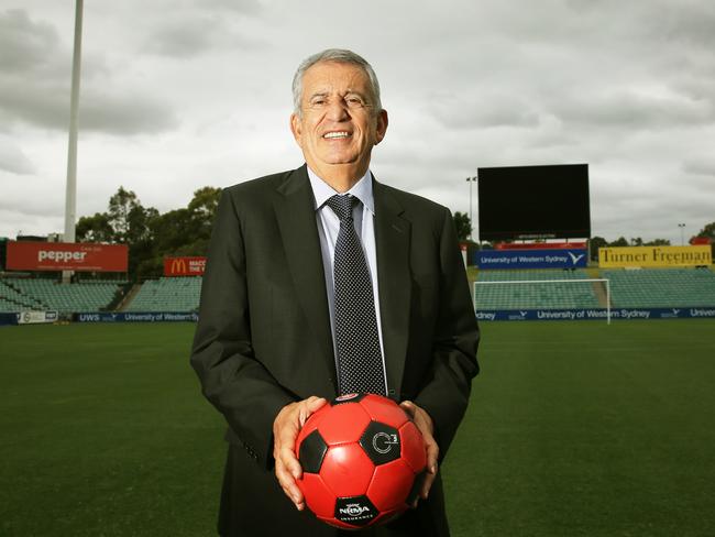 Paul Lederer, owner of the Western Sydney Wanderers, at Pirtek Stadium, Parramatta. pic mark evans