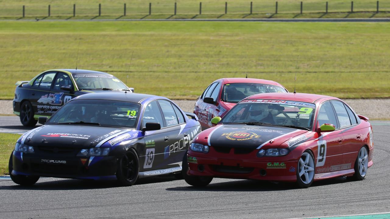 Saloon cars racing for the trophy in the Isoli de Capri Sam Remo Cup. Image: Revved Photography.