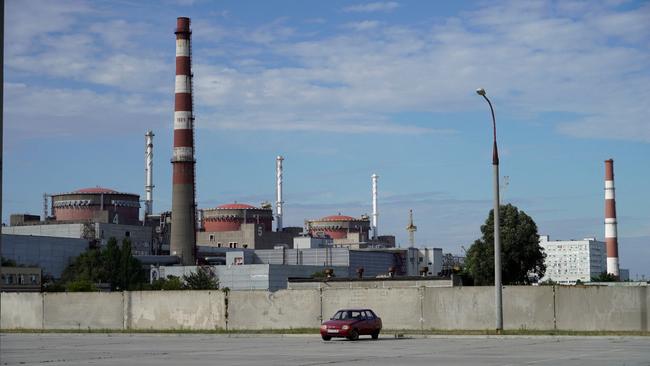 A general view of the Zaporizhzhia Nuclear Power Plant in Enerhodar, Zaporizhzhia Oblast, amid the ongoing Russian military action in Ukraine. Picture: AFP