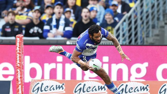 Addo-Carr has been on fire since missing out on State of Origin Game I, with five tries in his last two games. Picture: Getty Images.