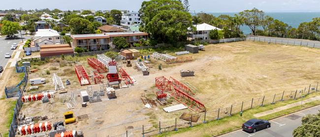 General photograph of development site bounded by Kate Street, Lilla Street, and Gayundah Esplanade in Woody Point. PHOTO: AAP Image/Richard Walker