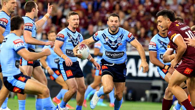 The Blues burst out of the gates with speed and footwork in Game I. Picture: Adam Head