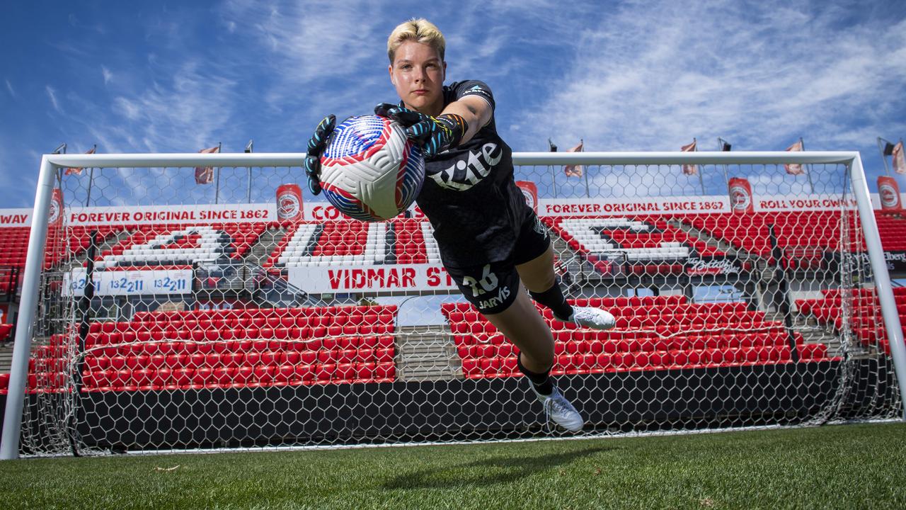 Adelaide United women’s team goal keeper Grace Wilson. Picture: Mark Brake