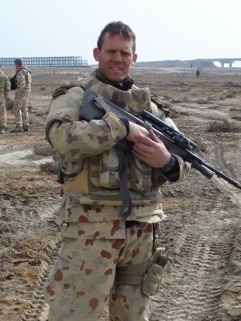 Former corporal in the Australian Army, Shaun Spain.