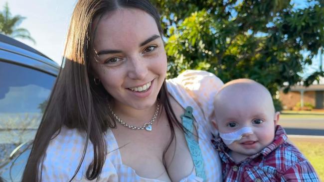 Shanae Taylor, 25 of Hervey Bay with baby Leo, 7 months had the idea for a Bay-wide formal event after it was revealed not all Year 12 students are allowed to go to their formal.