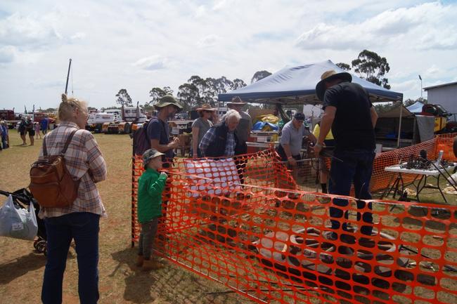 Display at Queensland Heritage Rally hosted by Kingaroy and District Vintage Machinery Club Inc