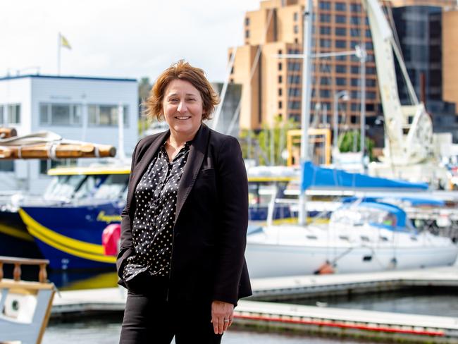 Marnie Craig is the CEO of Business Events Tasmania. Marnie says a stadium if done right could be a huge benefit to Hobart to lure more events. Picture: Linda Higginson