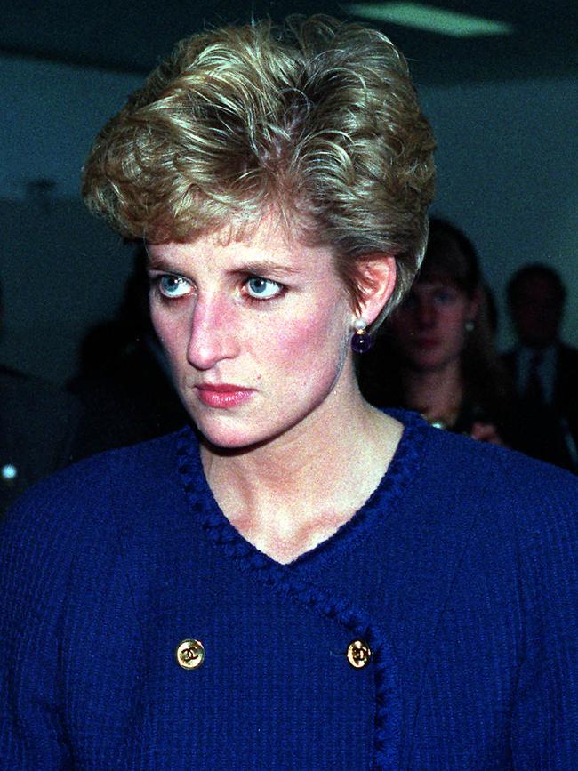 The Princess of Wales during a visit to a factory in South Shields in 1992. Picture: PA Images via Getty Images