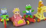 <b>MUPPETS ON WHEELS</b><p>This four-piece set was free with every Happy Meal back in the day and will send any nugget-craving child of the 80s back to their childhood in a flash.</p><p>”I was packing some old toys the other day and came across Gonzo on his bike. It took me way back and I remember being so obsessed with getting Miss Piggy in her pink car. It was almost impossible to nab one – kind of like the kids with all of those rare Ooshies now,” Leah says.</p><p><i>Image: Supplied</p></i>