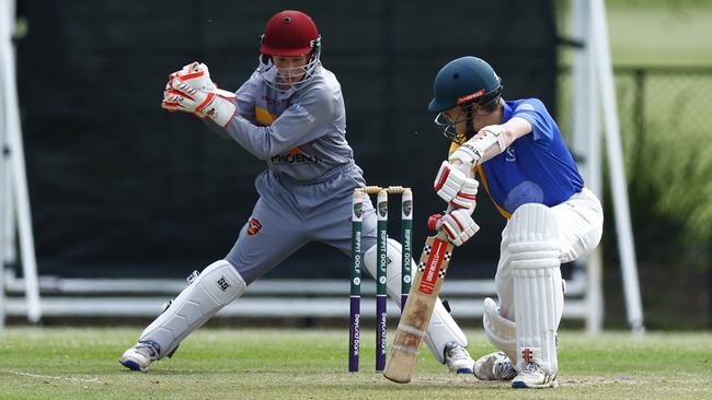 Vincent Thornley chalked up the highest score of the tournament with 96. Picture: Michael Gorton