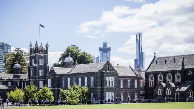 Melbourne Grammar School campus in the city's centre.