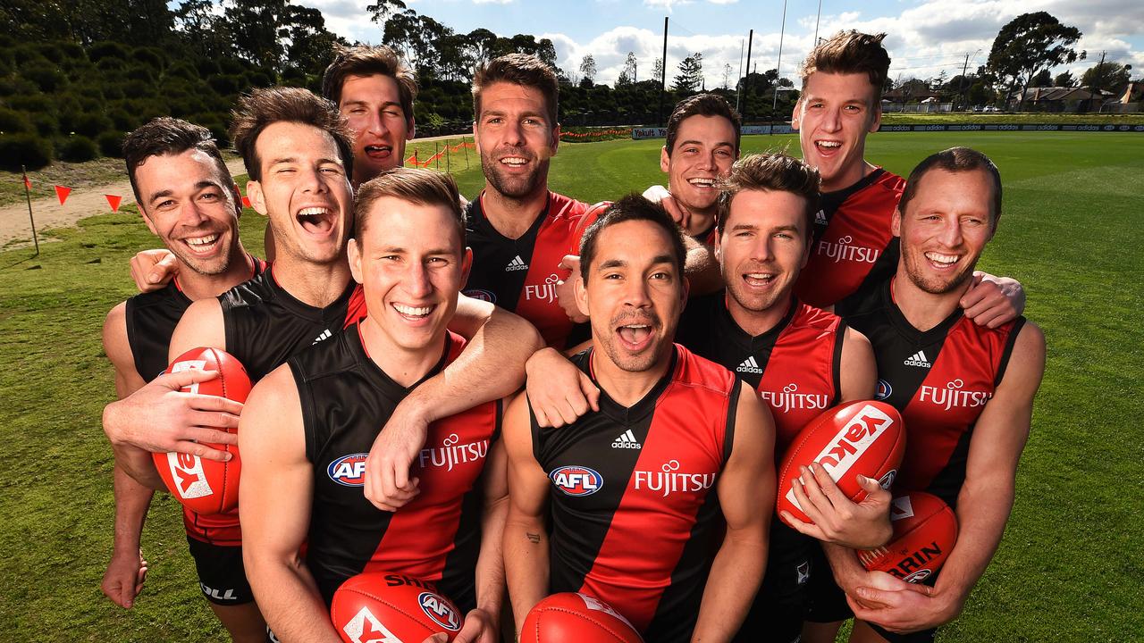 Essendon’s 10 top-up players who featured during the 2016 season. Picture: Rob Leeson.