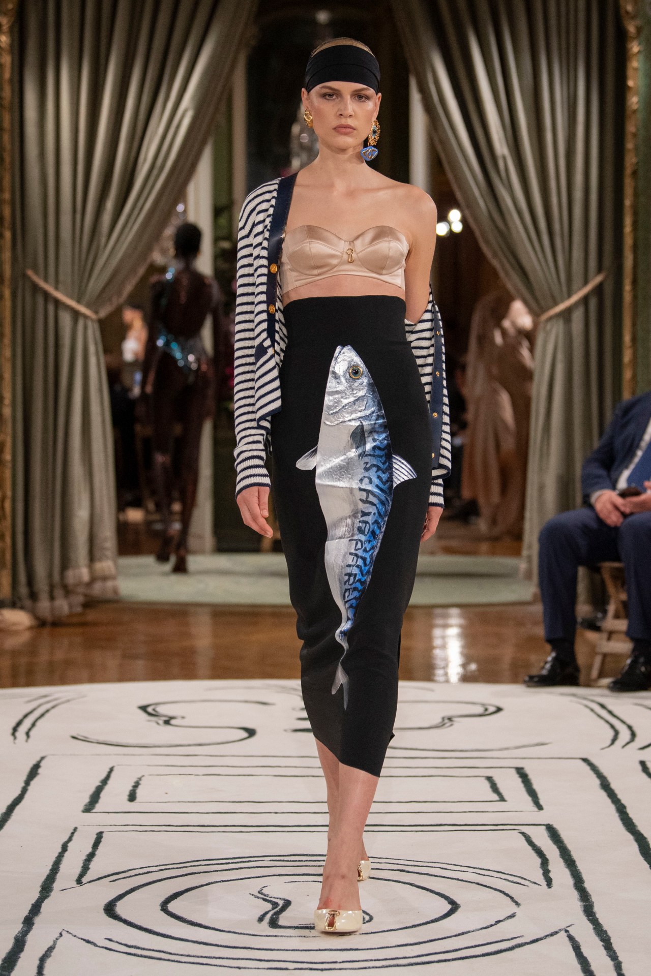 Schiaparelli sent an electrode encrusted baby down its space couture runway
