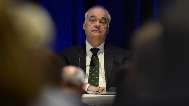 Primary Health Care chief executive Peter Gregg at last November’s AGM. Pic: AAP