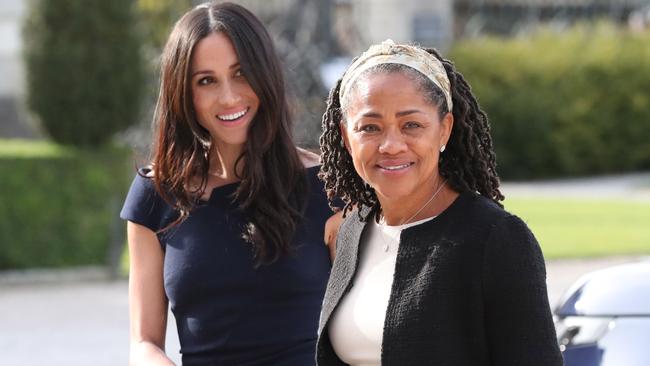 Meghan’s loyal mum Doria Ragland hasn’t been given even a subtle nod in Meghan and Harry’s new daughter’s name. Picture: AFP.