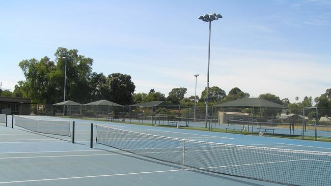 Tennis courts at Gawler & District Tennis Association at Gawler. Picture: Supplied